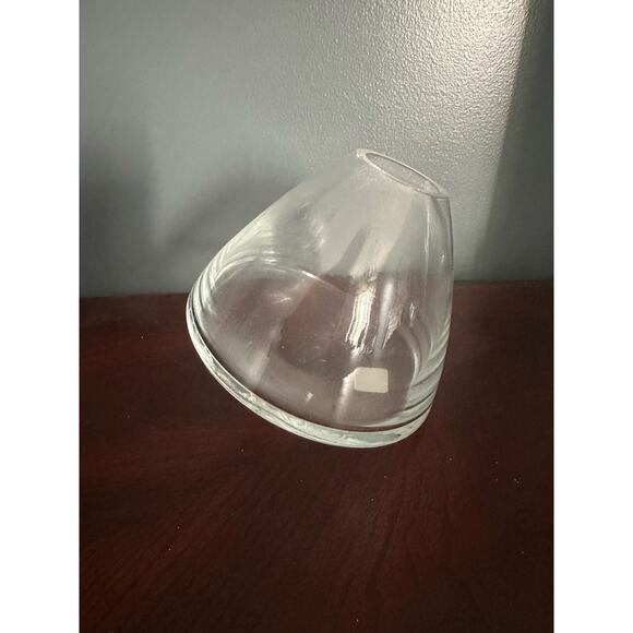 Crate & Barrel Glass Roly Vase - Picture 3 of 6